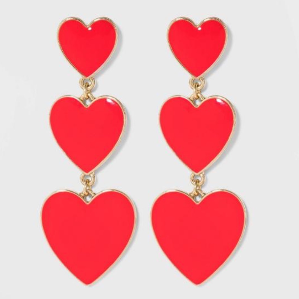 Sugarfix By Baublebar Graduating Heart Drop Earrings 12$